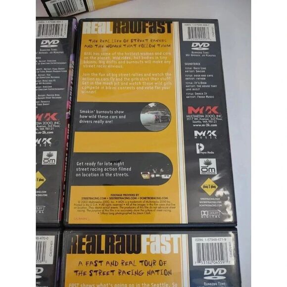 Street Racing: Real, Raw, Fast - Boxed Set (DVD, 2002, 4-Disc Set) - Picture 11 of 16